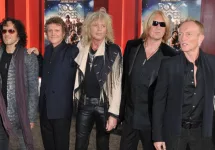Def Leppard at the world premiere of "Rock of Ages" at Grauman's Chinese Theatre^ Hollywood. June 9^ 2012 Los Angeles^ CA