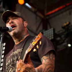 Aaron Lewis of STAIND during Staind Rockstar Uproar Festival on September 25^ 2012 in Nampa^ Idaho.