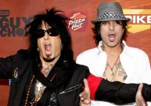 Nikki Sixx and Tommy Lee at the Spike TV's 2nd Annual "Guys Choice" Awards held at the Sony Pictures Studios in Culver City^ USA on May 30^ 2008.