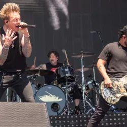 Papa Roach perform at the Sick New World music festival. LAS VEGAS^ NEVADA - May 13^ 2023