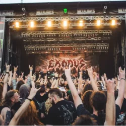 Exodus performing at Metaldays Festival on July 29th^ 2016 in Tolmin^ Slovenia.