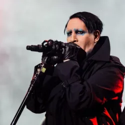 Marilyn Manson performing at Metaldays Festival on July 24th^ 2018 in Tolmin^ Slovenia