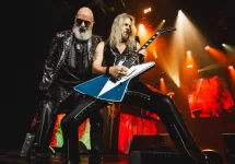 Rob Halford and Richie Faulkner of Judas Priest in concert at The Wings Event CenterKalamazoo^ Michigan- May 4 2024
