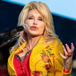 Dolly Parton performs at The Newport Folk Festival in Rhode Island. Newport^ Rhode Island^ USA - July 27^2019