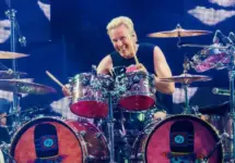 Drummer Josh Freese. Concert of Foo Fighters07 July 2024. Rock Werchter Belgium