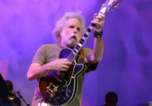 Grateful Dead guitarist and singer Bob Weir performs at Damrosch Park at Lincoln Center. New York^ New York - August 6^ 2016