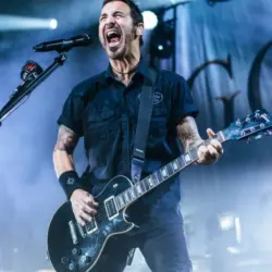 Singer/guitarist Sully Erna from Godsmack perform live at Manchester Academy Uk. Manchester^United Kingdom^ 9th october 2022.