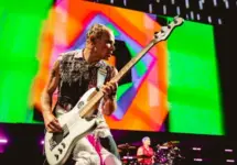 Guitarist FLEA of the Red Hot Chili Peppers performs live at Van Andel Arena GRAND RAPIDS^ MICHIGAN / USA - June 25^ 2017