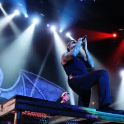 Avenged Sevenfold performs at Olimpic de Badalona stage on November 25^ 2013 in Barcelona^ Spain.