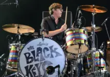 The Black Keys^ with drummer Patrick Carney^ performs on stage at the 2015 Mountain Jam Music Festival. Hunter^ New York - June 6^ 2015