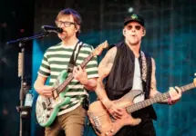 Concert of Weezer 4 July 2025. Rock Werchter Festival