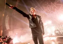 Papa Roach (Jacoby Shaddix) performing on their ‘Crooked Teeth World Tour’ at The Fillmore in Detroit. Detroit^ MI / USA - April 19^ 2018