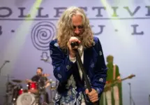 Collective Soul performing at the Music Center Hall for the Performing Arts in Detroit^ Michigan^ July 8^ 2023