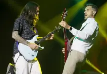 311 performs at the High Times Cannabis Cup in Santa Rosa. Nick Hexum^ in white shirt^ is the bands lead vocalist. Santa Rosa is located North of San Francisco. Santa Rosa^ CA/USA - 6/3/17