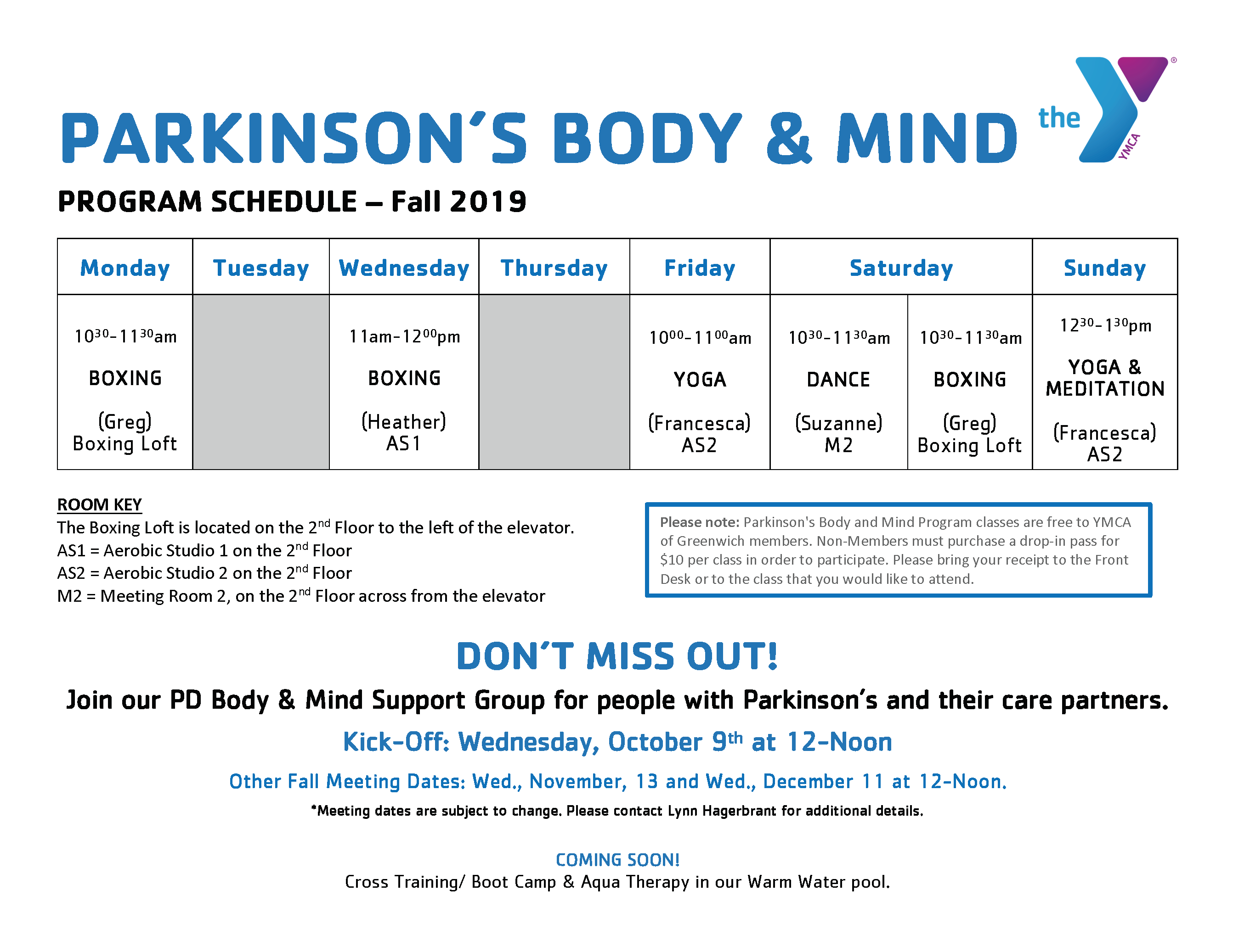 Schedules Greenwich Ymca 