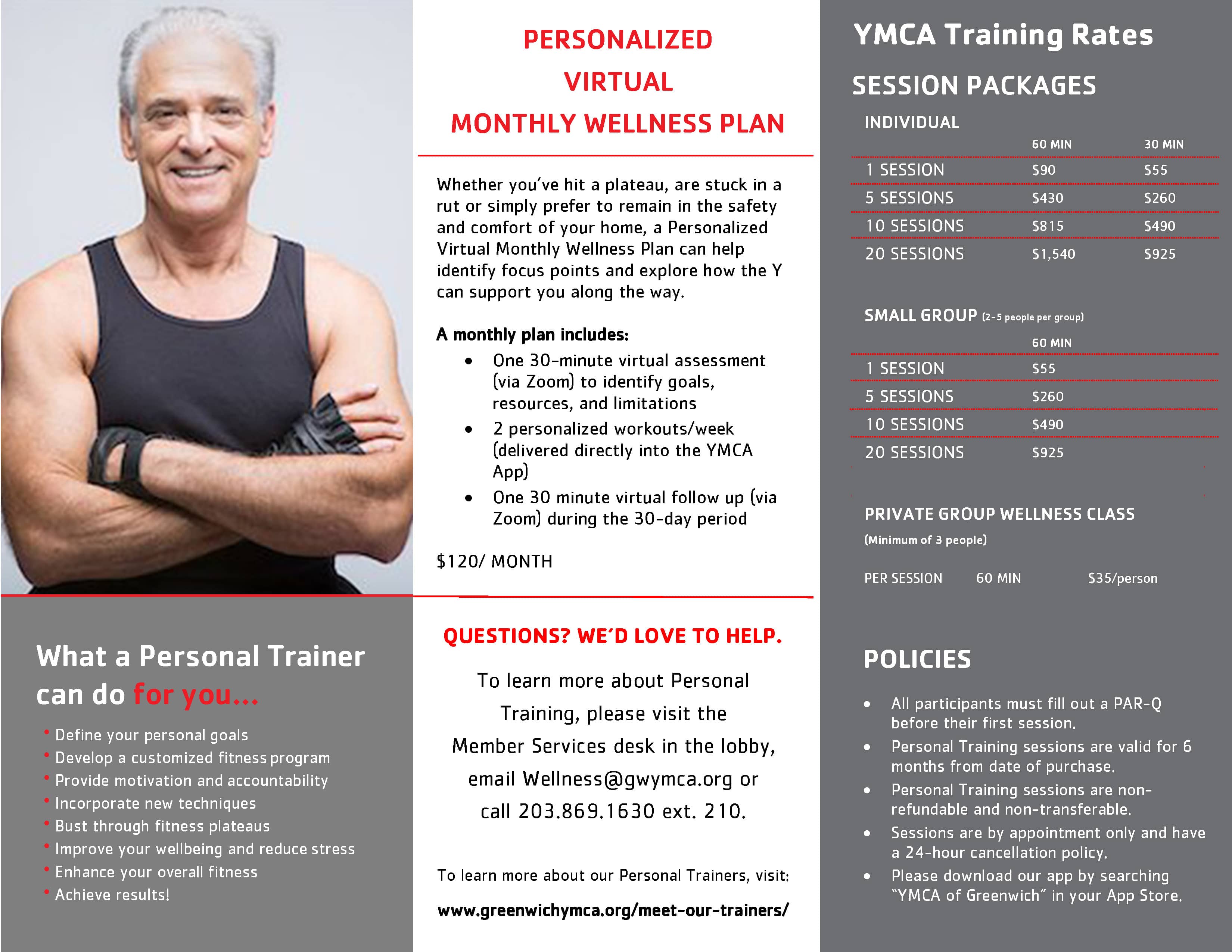 Personal Training & Adult Sports Greenwich YMCA