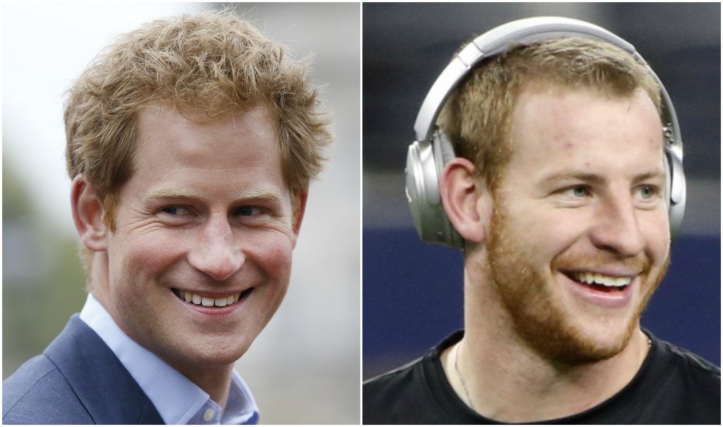 The Has Decided Carson Wentz and Prince Harry are the Same