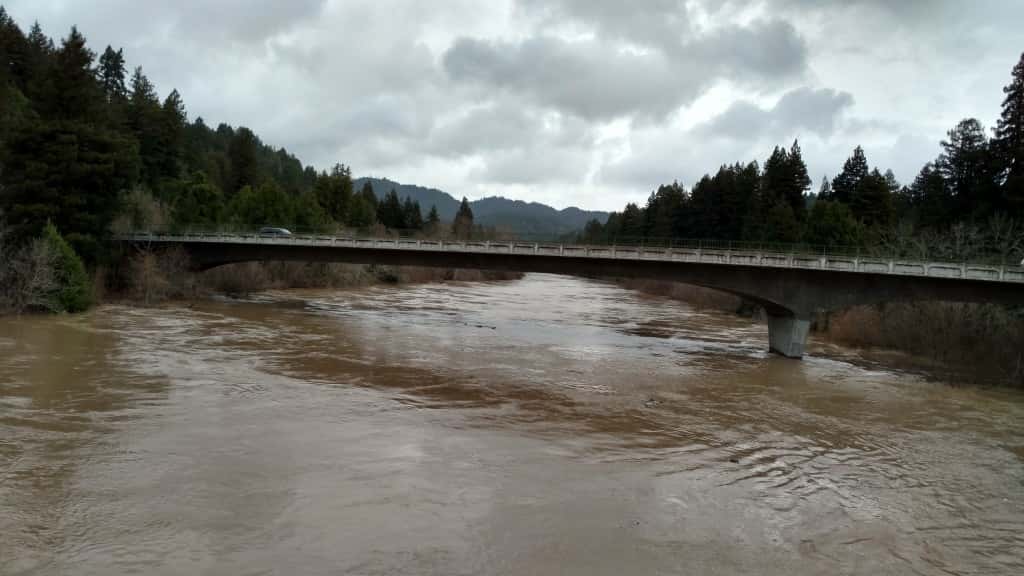 The Russian River Reached it's Highest Level in Over a Decade KSRO