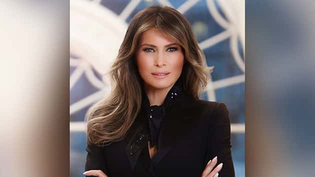 First lady Melania Trump's official photo revealed | KSRO