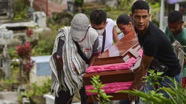 Colombia Starts To Bury The Dead As Pressure To Find Survivors Mounts ...