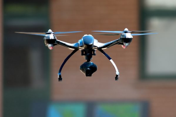 drone-flying-near-house