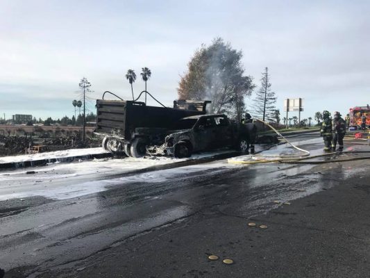 Multi Car Crash Sends Smoke Over Santa Rosa Ksro