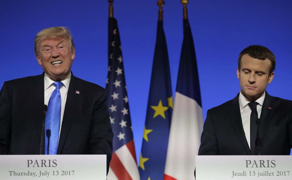 Interview President Trump/Macron Summit This Week KSRO