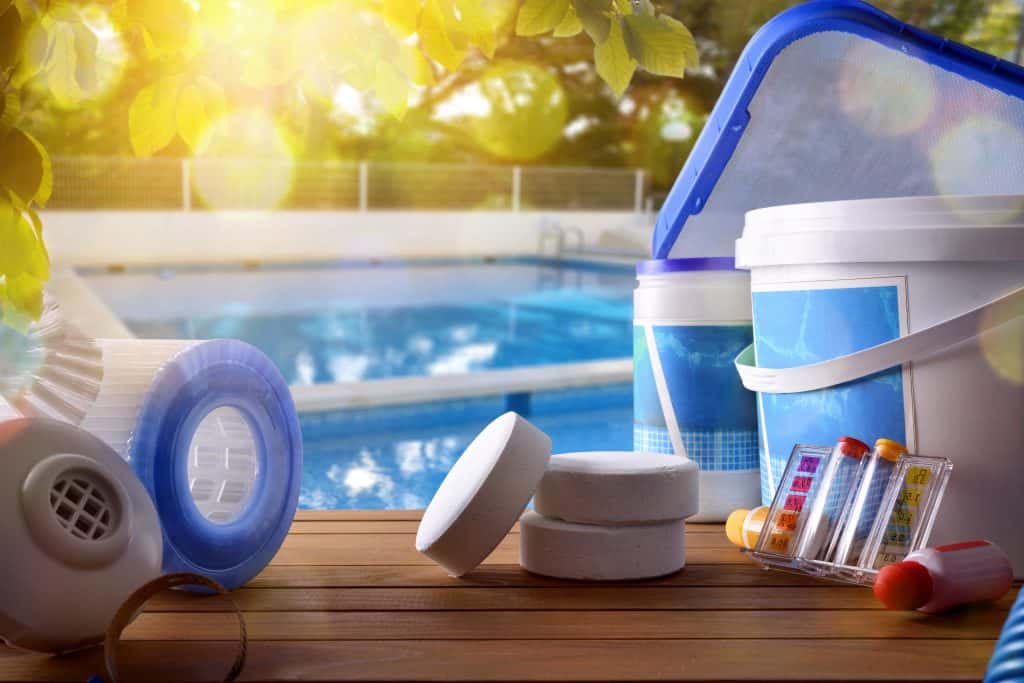 chlorine in pool
