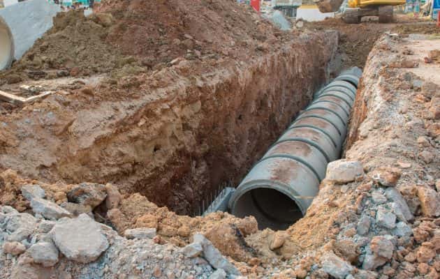 sewer-pipe-construction