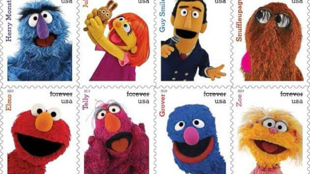 Sesame Street characters to be featured on new stamps