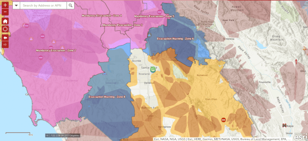 kincadefirewarningmapfountaingrove