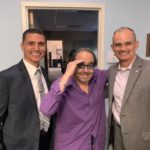 IMG_8306: Steve with Santa Rosa Police Chief's Ray Navarro and Hank Schreeder