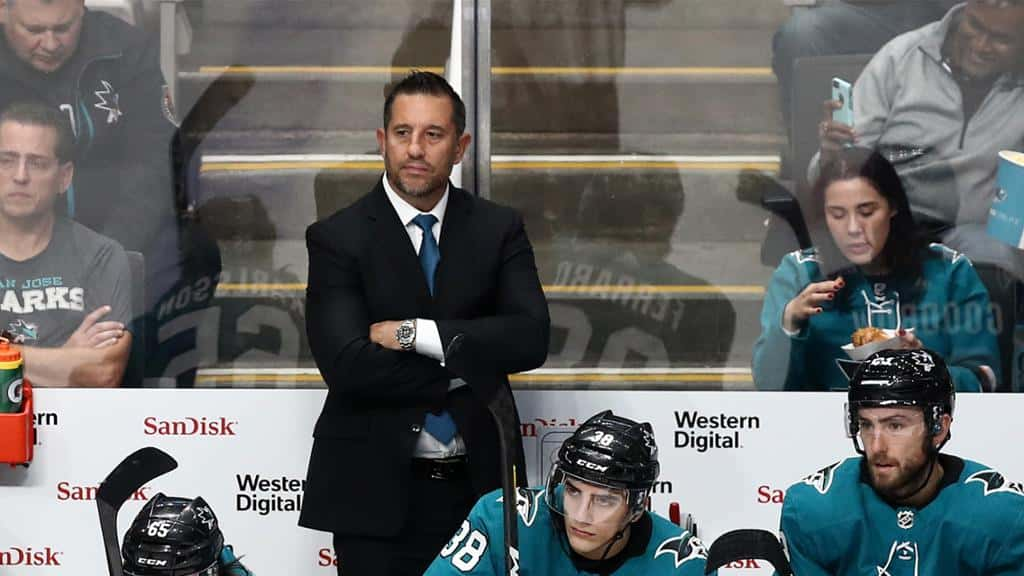 nhl san jose sharks coach