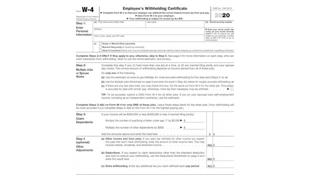 W-4 Form: Extra Withholding, Exemptions, and More