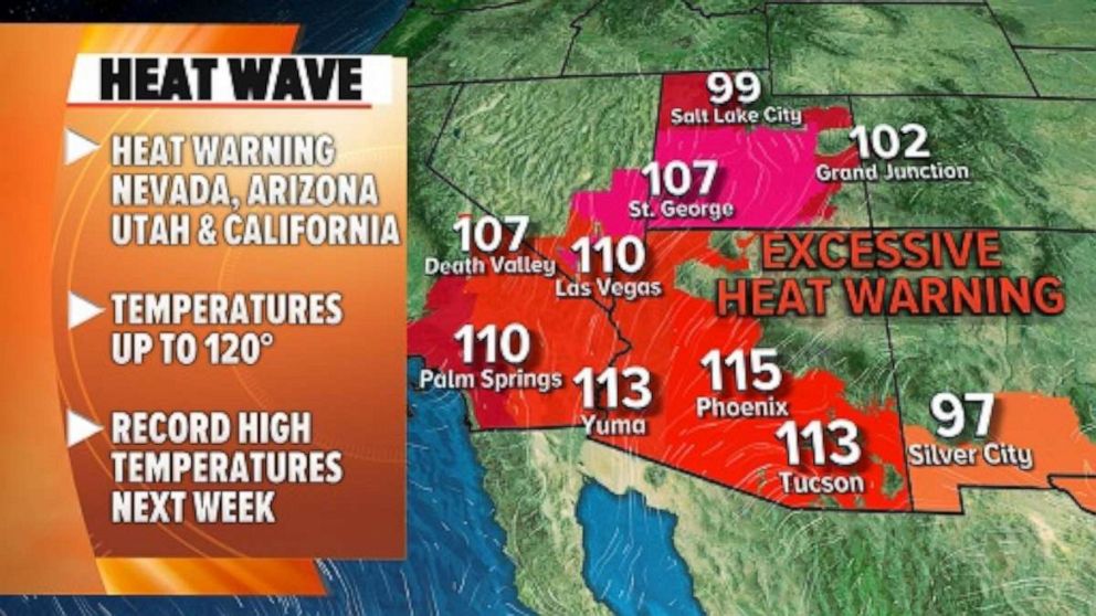 Dangerous heat wave headed to the West Latest forecast KSRO