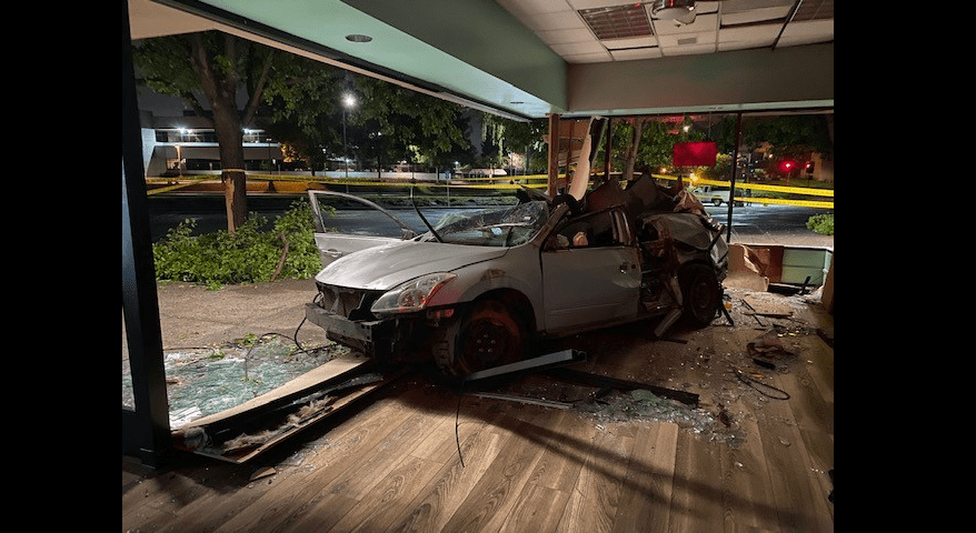 Suspected DUI Driver Crashes into Coffee Shop on Stony Point Road - Vimarsana News