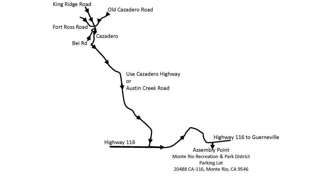 Cazadero Undergoing Evacuation Test This Saturday KSRO
