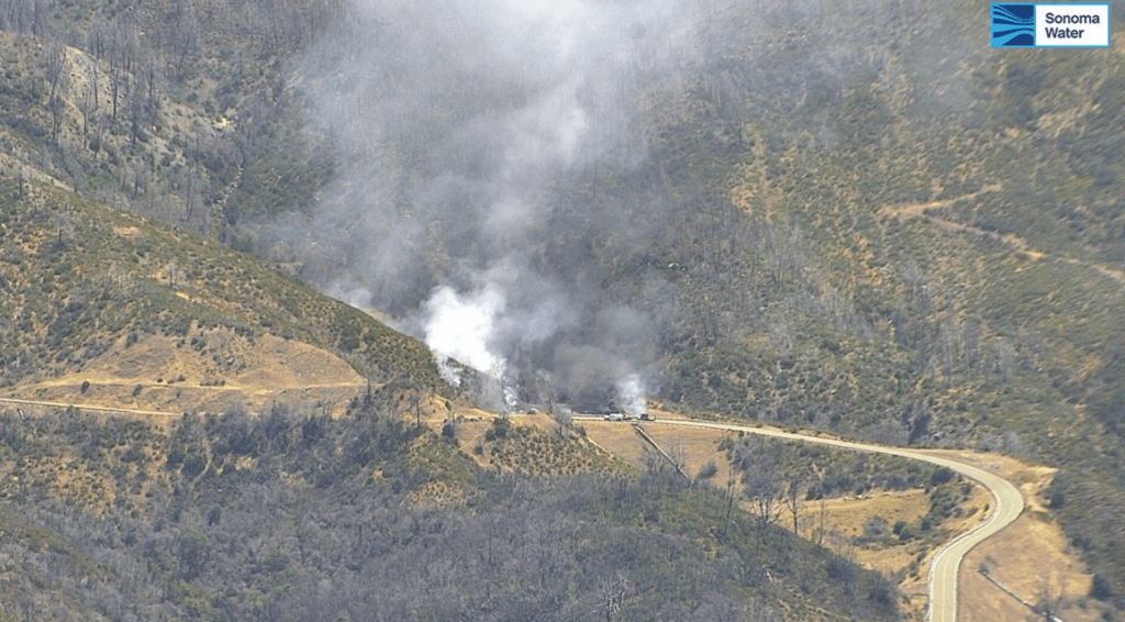 Vegetation Fire in Cloverdale Contained to One Acre - Vimarsana News