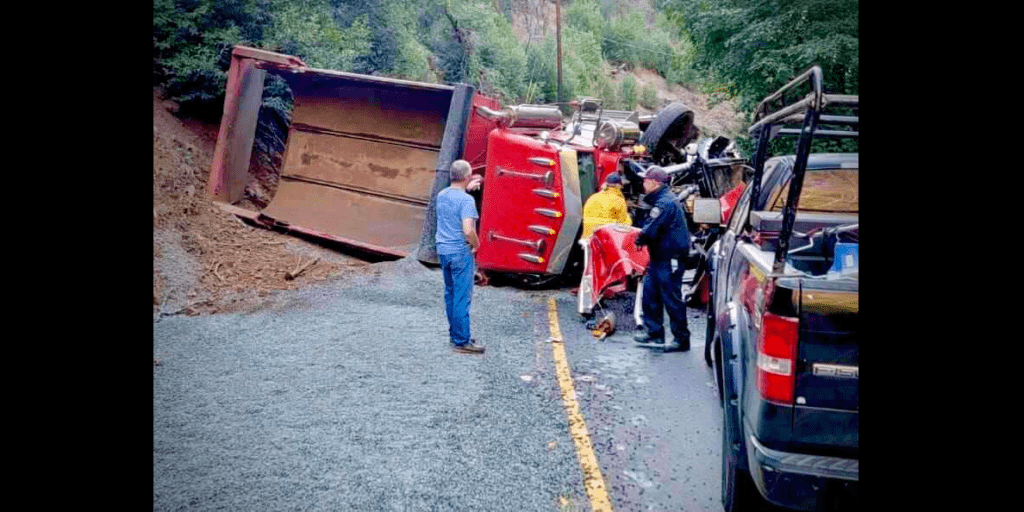 100-gallons-of-oil-leaks-into-porter-creek-due-to-truck-accident-ksro