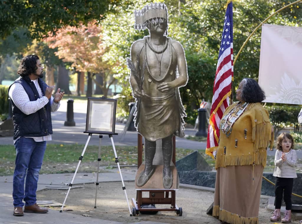 Native American Monument Being Made in State Capitol - Vimarsana News