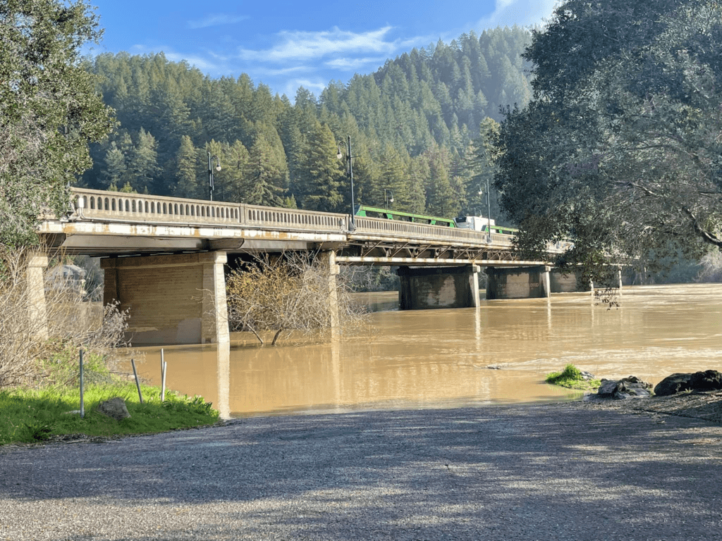 Russian River Hasn't Reached Flood Stage But Still Seeing Flooding