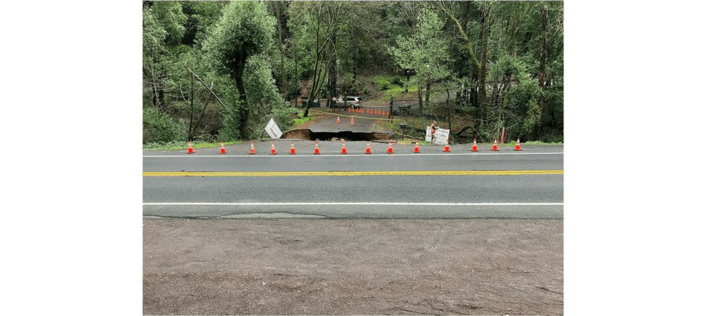 Temporary Bridge to Be Installed Over Sinkhole in Mendocino County - Vimarsana News