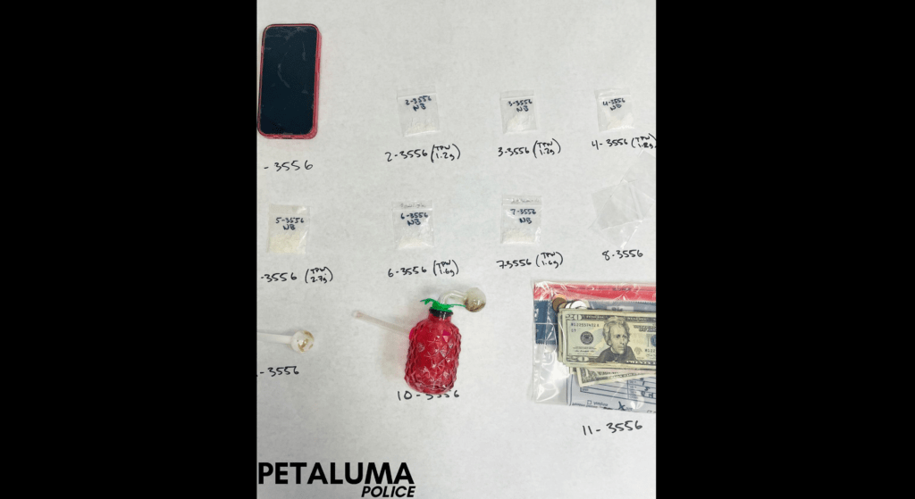 Petaluma Police Recover Meth and Tools Stolen from City - Vimarsana News