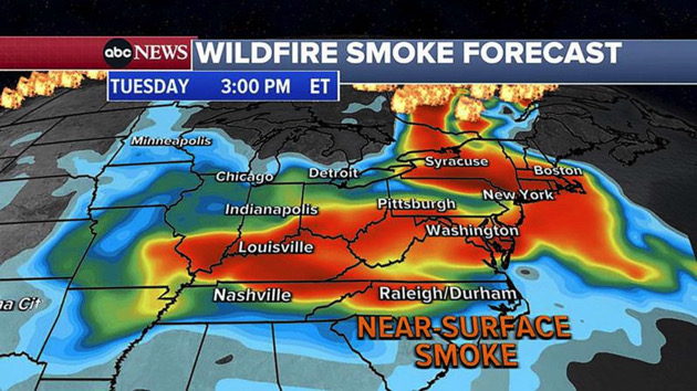 Canadian Wildfires Air Quality Us