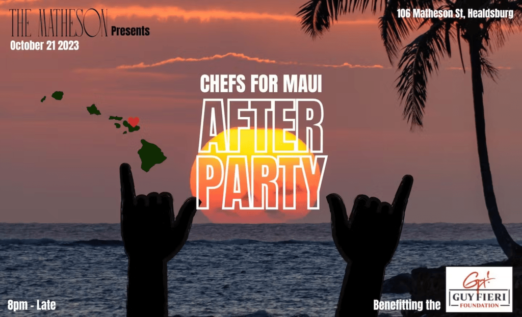 Guy Fieri After Party Benefitting Maui Relief KSRO