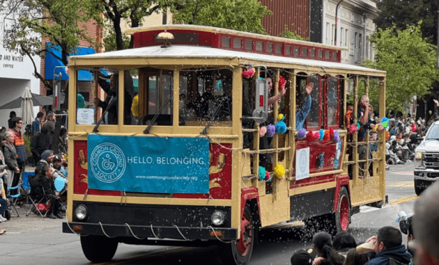 common-ground-society-float-at-the-2024-luther-brubank-rose-parade-santa-rosa-police