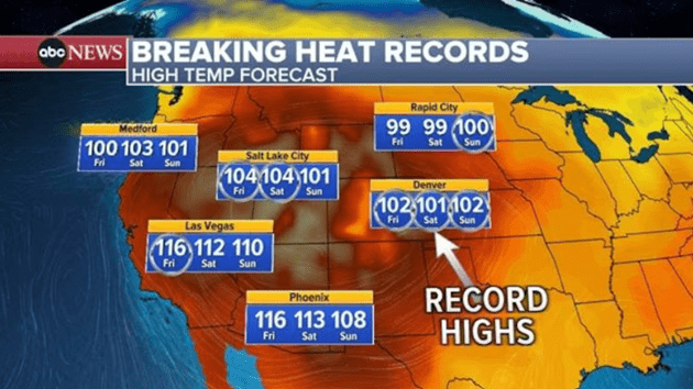 As death toll climbs in the West from historic US heat wave, flash ...