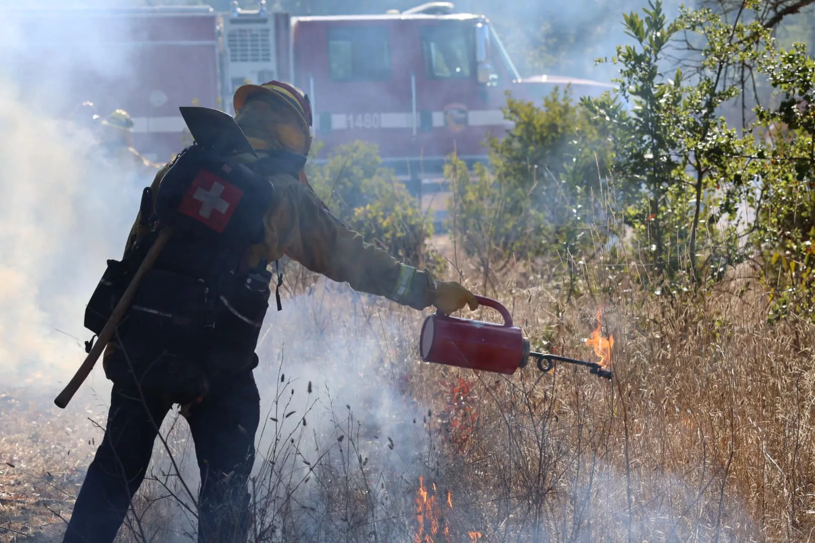 attempted-prescribed-burn-at-trione-annadel-state-park-10-28-24-cal-fire