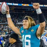 Jaguars QB Trevor Lawrence at TIAA BANK FIELD JACKSONVILLE FLORIDA