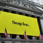 Sign at the New York Stock Exchange marking the Initial Public Offering of Snapchat's parent company^ Snap Inc. in New York City. March 2^ 2017